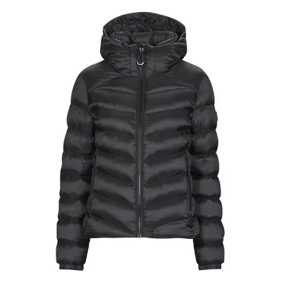 Superdry HOODED FUJI PADDED JACKET Steppelt kabátok Fekete