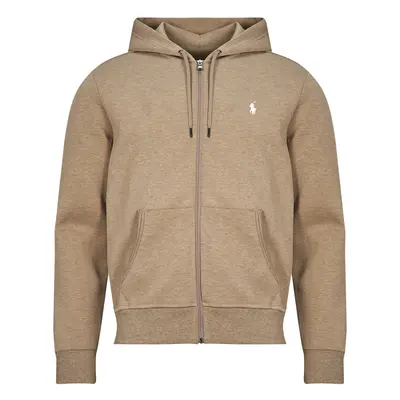 Polo Ralph Lauren SWEATSHIRT ZIPPE EN DOUBLE KNIT TECH Pulóverek Bézs