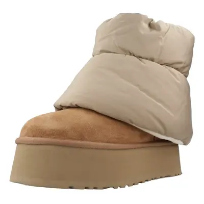 UGG W CLASSIC MINI DIPPER PUFF Csizmák Barna