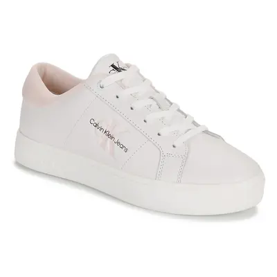 Calvin Klein Jeans CLASSIC CUPSOLE LOWLACEUP LTH Rövid szárú edzőcipők Fehér