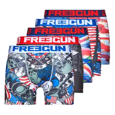 Freegun BOXERS DRAPEAUX X5 Boxerek Sokszínű