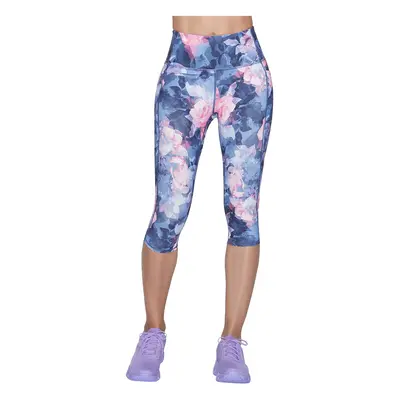 Skechers Go Walk High Waisted Summer Rose Capri Leggins Legging-ek Sokszínű