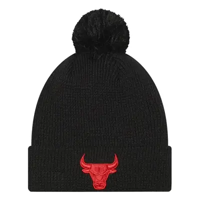 New-Era Team Pop Bobble Beanie Chicago Bulls Hat Sapkák Fekete