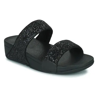 FitFlop Lulu Slide - Glitter Papucsok Fekete