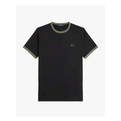 Fred Perry M3519 Rövid ujjú pólók Fekete