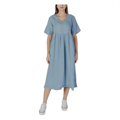 B.young BYLANA LOOSE DRESS 20813123 Hosszú ruhák Kék