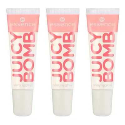 Essence Set of 3 Juicy Bomb Shiny Lip Glosses - 101 Lovely Litc Szájfény Szürke