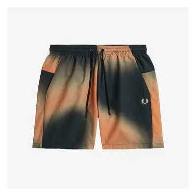 Fred Perry PRINTED SHORT Nadrágok Fekete