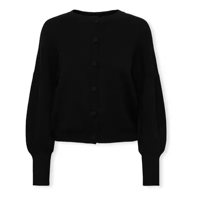 Y.a.s YAS Noos Fonny Cardigan - Black Kabátok Fekete