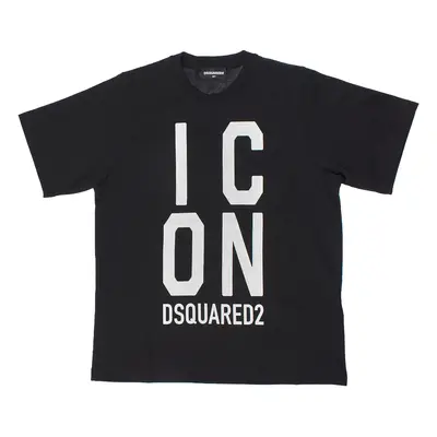 Dsquared DQ2036D0-0MVDQ-900 Rövid ujjú pólók Fekete