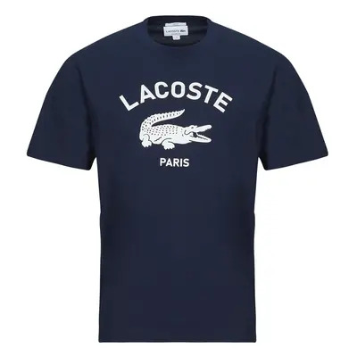 Lacoste TH2733 Rövid ujjú pólók Tengerész