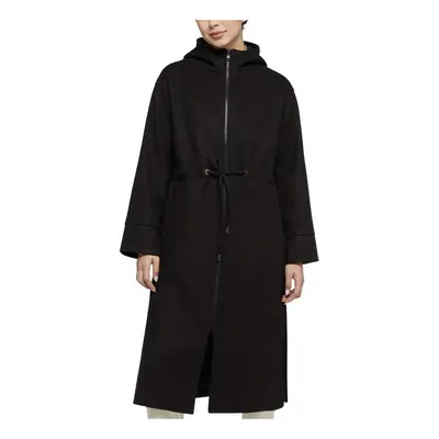 Geox W DORALEA LONG COAT Kabátok Fekete