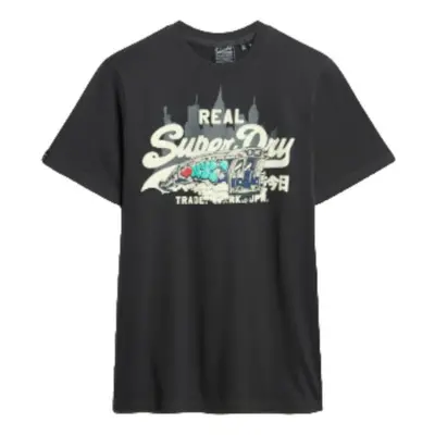 Superdry - Rövid ujjú pólók Szürke