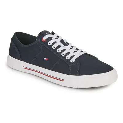 Tommy Hilfiger CORE CORPORATE VULC CANVAS Rövid szárú edzőcipők Tengerész