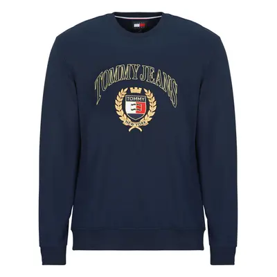 Tommy Jeans TJM REG TJ PREP CREST CREW Pulóverek Tengerész