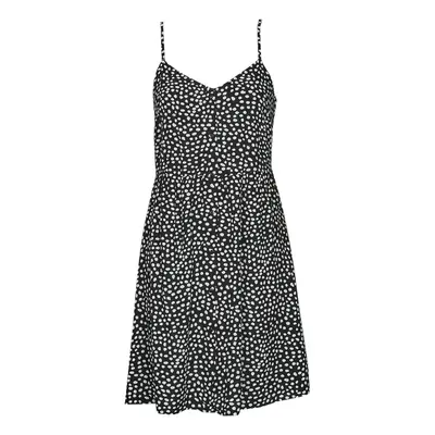 Pieces PCTALA SLIP DRESS Rövid ruhák Fekete