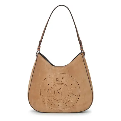 Karl Lagerfeld K/CIRCLE HOBO BAG PERFORATED Válltáskák Barna