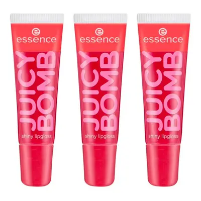 Essence Set of 3 Juicy Bomb Shiny Lip Glosses - 104 Poppin' Pom Szájfény Rózsaszín