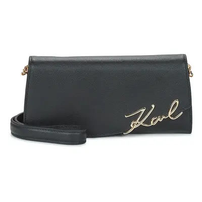 Karl Lagerfeld K/SIGNATURE CB WALLET GP Válltáskák Fekete