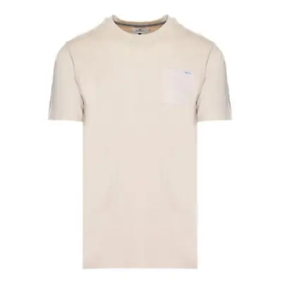 Aquascutum ACTIVE POCKET T-SHIRT AA_B004_TS004 Hosszú ujjú galléros pólók Bézs