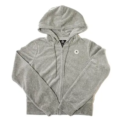 Converse CHUCK HOODIE VELOUR Pulóverek Szürke