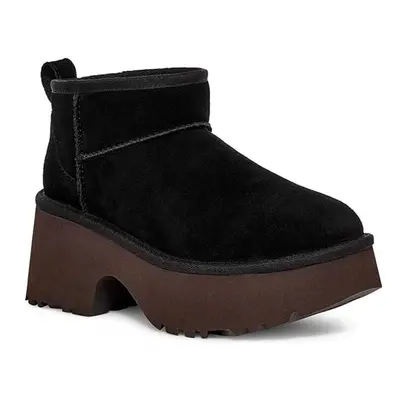 UGG BOKACSIZMA W CLASSIC ULTRA MINI NEW Csizmák Fekete