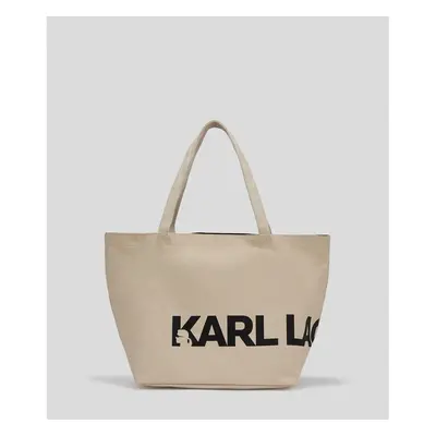 Karl Lagerfeld ESSENTIAL BIG LOGO SHOPPER Táskák Bézs