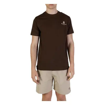 Aquascutum ACTIVE SMALL LOGO T-SHIRT AA_B004_TS001 Hosszú ujjú galléros pólók Barna