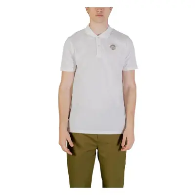 Aquascutum ACTIVE CIRCLE PATCH POLO AA_B004_PO002 Hosszú ujjú galléros pólók Fehér