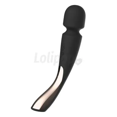 LELO Smart Wand 2 - közepes - akkus, masszírozó vibrátor (fekete)