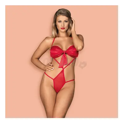 Giftella Teddy body masnival piros