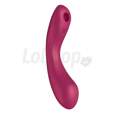 Satisfyer Curvy Trinity 1 csikló és G-pont stimulátor és vibrátor piros