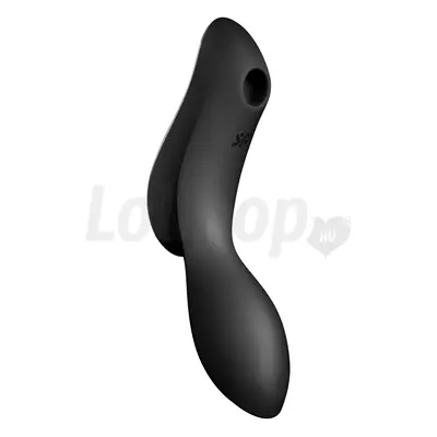 Satisfyer Curvy Trinity 2 csikló és G-pont stimulátor és vibrátor fekete