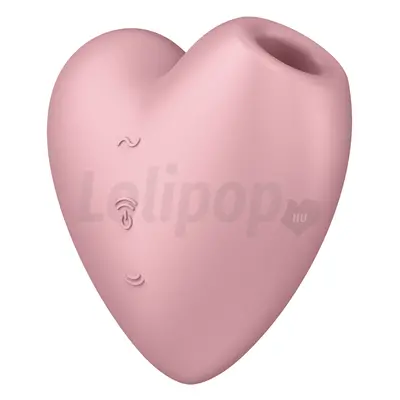 Satisfyer Cutie Heart pulzáló és vibráló stimuláló rózsaszín