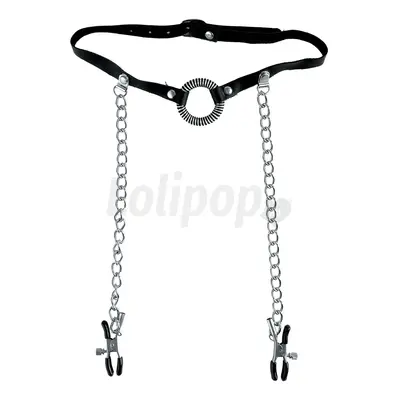 Fetish Fantasy Limited Edition O-Ring Gag and Nipp