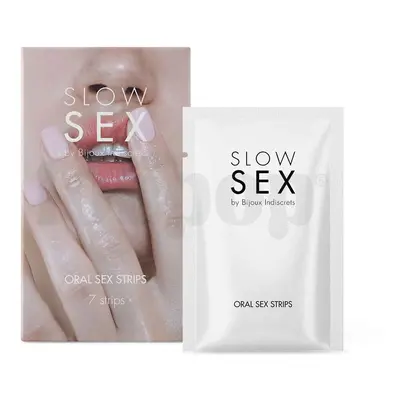 Slow Sex Oral Sex Strips hűsítő orális szex csíkok Macával 7 db