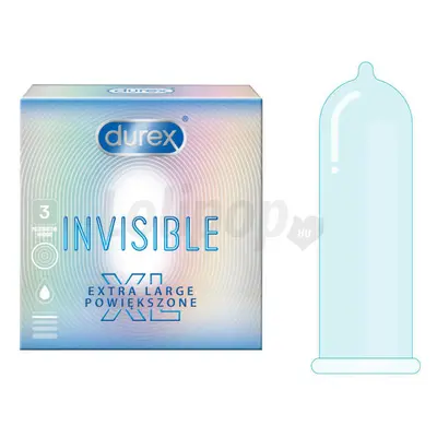 Durex Invisible - extra vékony, extra síkos 3 db