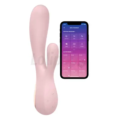 Satisfyer Mono Flex - okos, akkus, vízálló vibrátor (halvány pink)