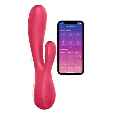 Satisfyer Mono Flex - okos, akkus, vízálló vibrátor (piros)