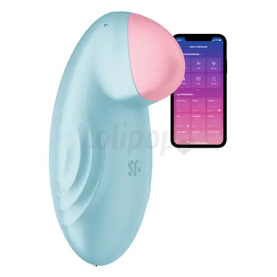 Satisfyer Tropical Tip - okos, akkus csiklóvibrátor (kék)