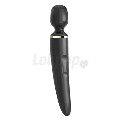 Satisfyer Woman Wand - akkus, vízálló masszírozó vibrátor (fekete)