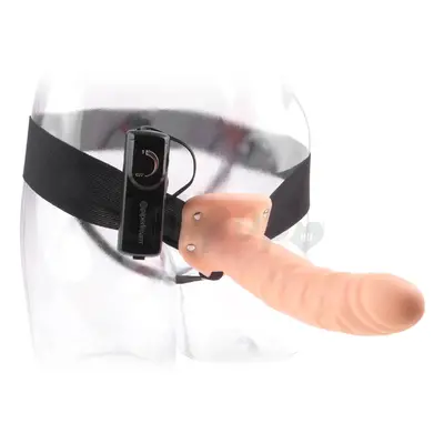 Pipedream Fetish Fantasy Series Vibrating Hollow Strap-on flesh