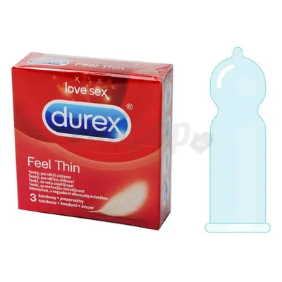 Durex Feel Thin - élethű érzés óvszer (3db)