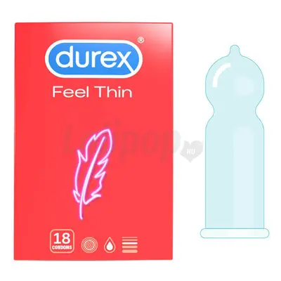 Durex Feel Thin - élethű érzés óvszer (18db)