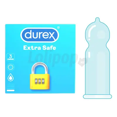 Durex extra safe - biztonságos óvszer (3db)