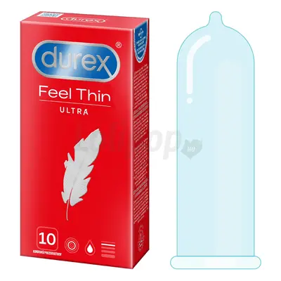 Durex Feel Thin Ultra - ultra élethű óvszer (10db)