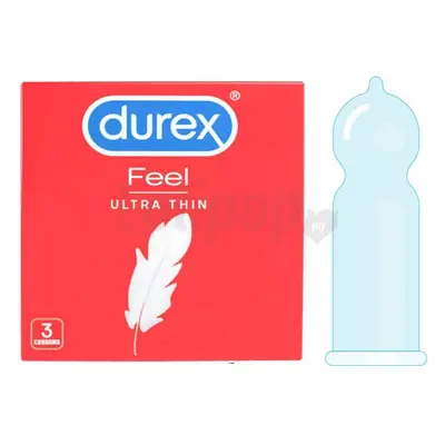 Durex Feel Ultra Thin - ultra élethű óvszer (3db)