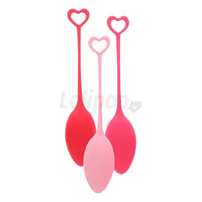 Intimate Health ​Kegel szilikon hüvelyi súlyok 3 db