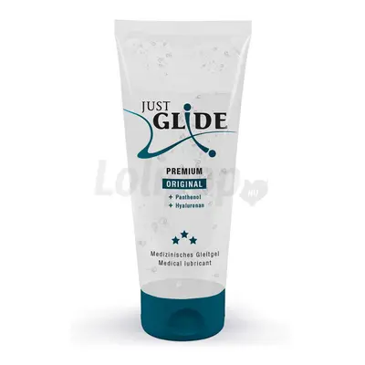 Just Glide Premium Original - vegán, vízbázisú síkosító (200ml)