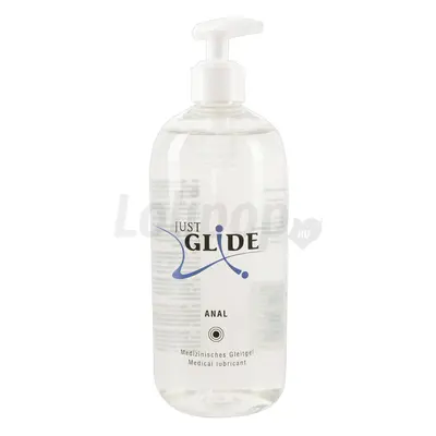 Just Glide Aanal - vízbázisú, anál síkosító (500ml)